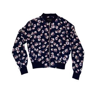 Jealous Tomato Floral Bomber Jacket
